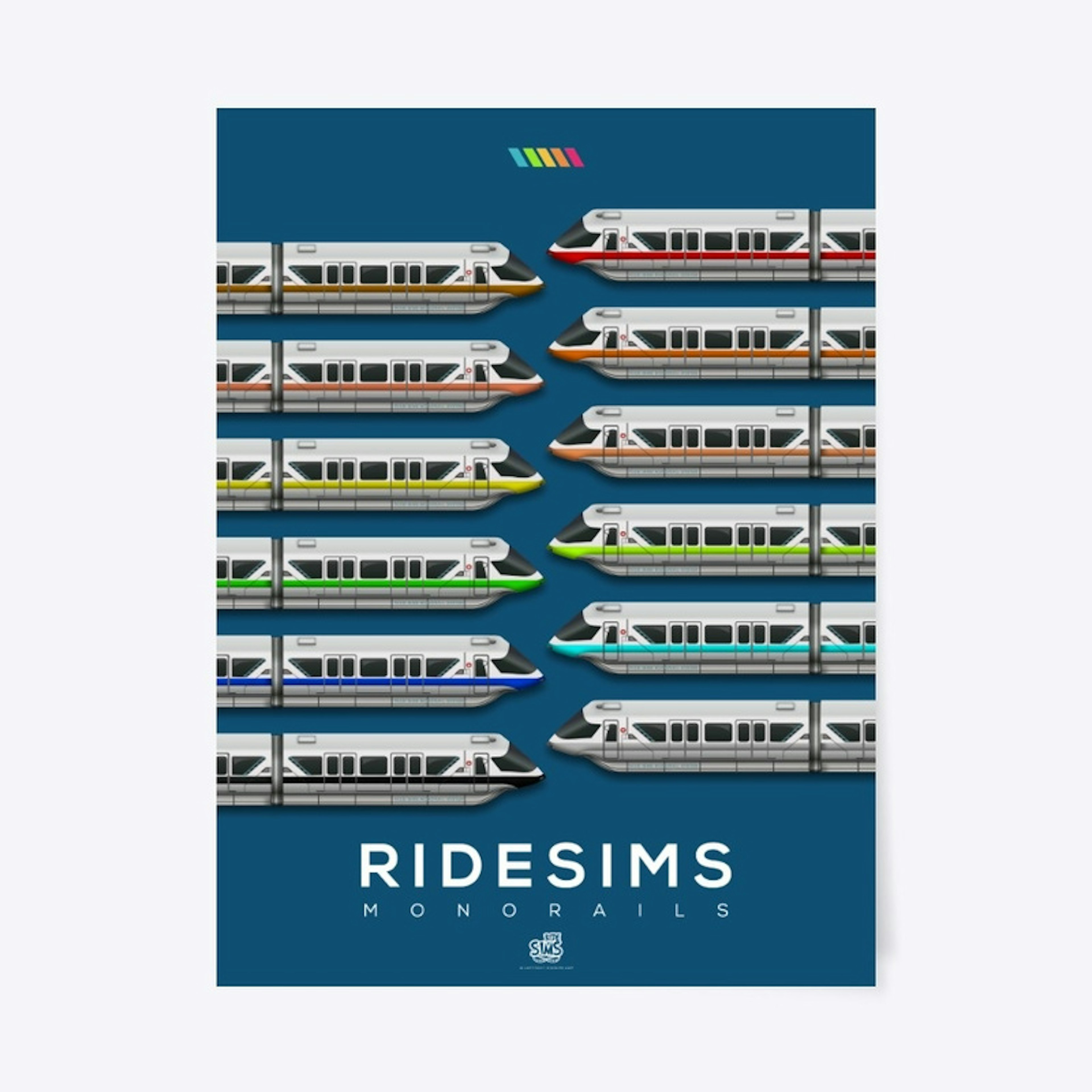 Ride Sims Monorail Poster